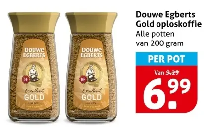 Aanbieding: Gold oploskoffie