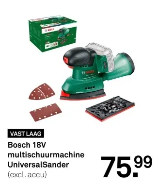 Aanbieding: multischuurmachine UniversalSander