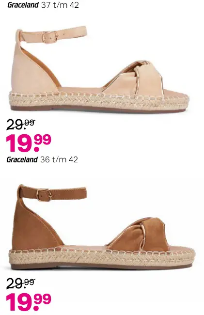 Promotie: Espadrille Sandals