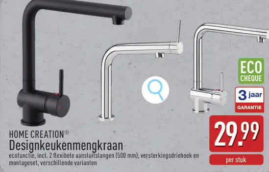 Promotie: Designkeukenmengkraan