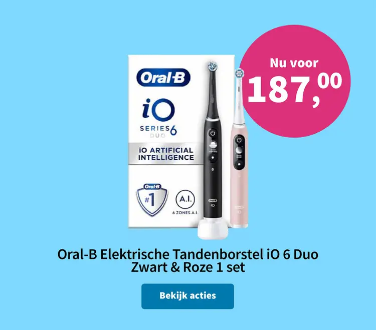 Promotie: Elektrische Tandenborstel iO 6 Duo