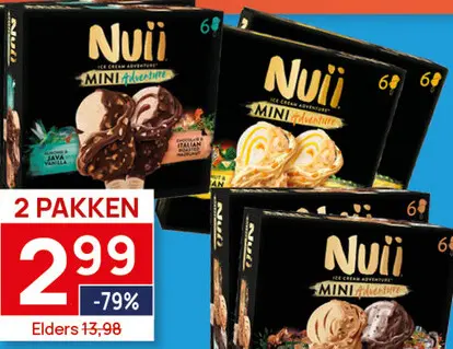 Aanbieding: 2 pakken NUII Mini Coconut Indian Mango 6x55ml
