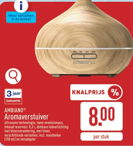 Promotie: Aromaverstuiver