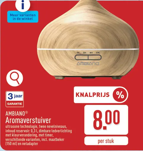 Promotie: Aromaverstuiver