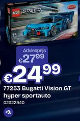 Aanbieding: LEGO Speed Champions Bugatti Vision GT hyper sportauto 77253