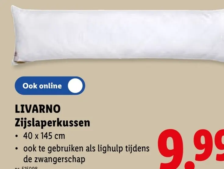 Promotie: Zijslaperkussen