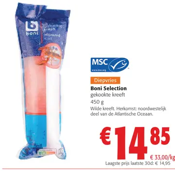 Aanbieding: Boni Selection gekookte kreeft