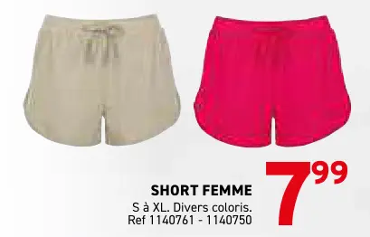 Offre: Short femme