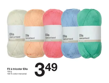 Offre: Fil à tricoter Ella