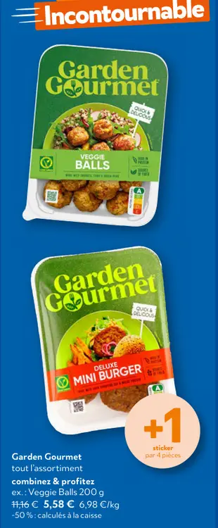 Offre: Garden Gourmet