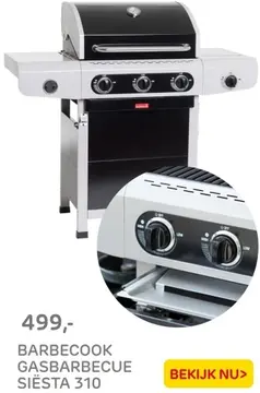 Aanbieding: BARBECOOK GASBARBECUE SIËSTA 310