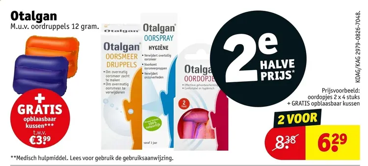 Aanbieding: Otalgan Oordopjes