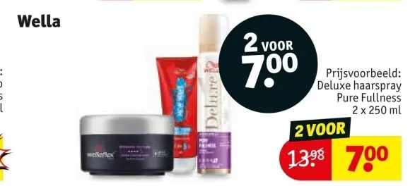 Aanbieding: haarspray Pure Fullness