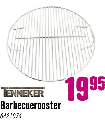 Aanbieding: TENNEKER Barbecue Rooster RVS Ø 44,5 cm