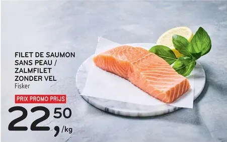 Offre: Fisker Filet de saumon sans peau