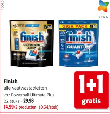 Promotie: alle vaatwastabletten