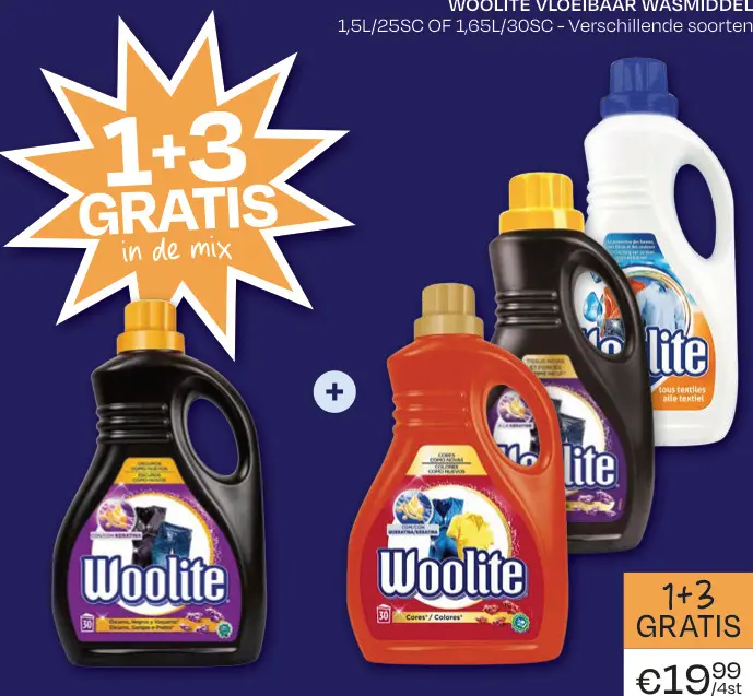 Aanbieding: Woolite vloeibaar wasmiddel