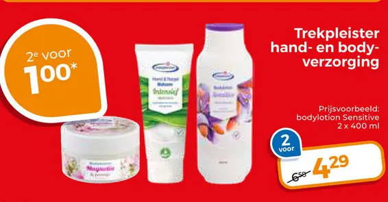 Aanbieding: Trekpleister hand- en body-verzorging