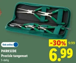 Aanbieding: Precisie tangenset