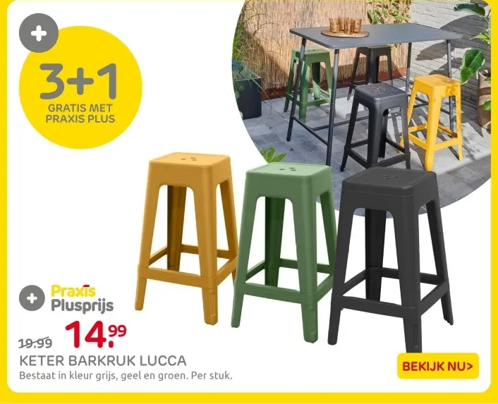 Aanbieding: Barkruk lucca