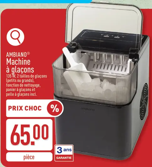 Offre: Machine à glaçons