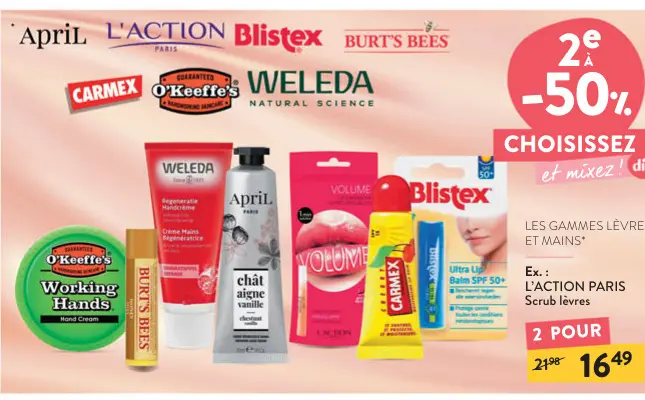 Offre: Lèvres et Mains