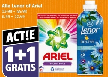 Aanbieding: Lenor of Ariel