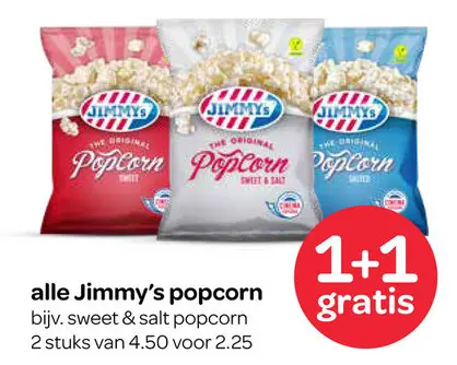 Aanbieding: Jimmy's popcorn