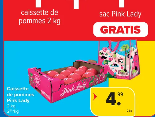 Offre: Caissette de pommes