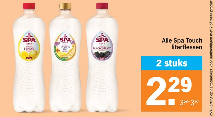 Aanbieding: Spa Touch literflessen