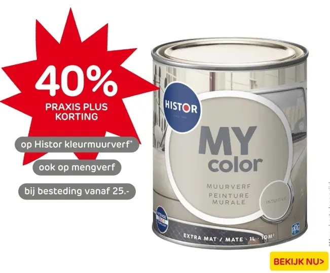 Aanbieding: Histor My Color Muurverf