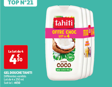 Aanbieding: GEL DOUCHE TAHITI