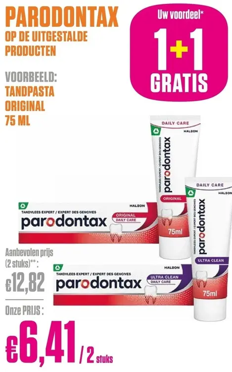 Promotie: Tandpasta Original