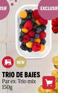 Offre: Trio de baies
