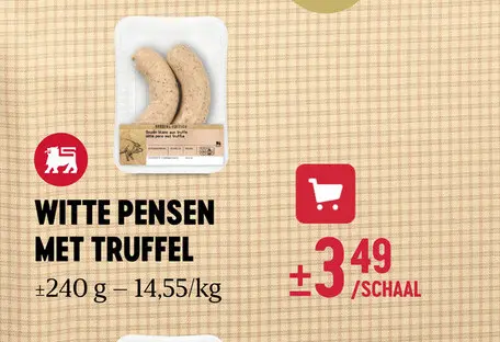 Aanbieding: Witte pensen met truffel