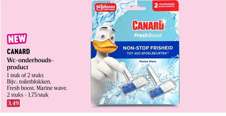 Promotie: Canard Wc-onderhoudsproduct