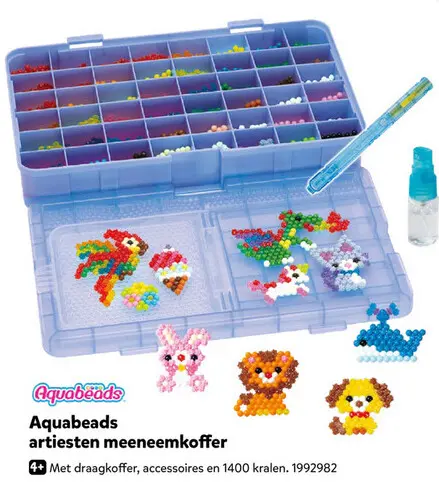 Aanbieding: Aquabeads artiesten meeneemkoffer