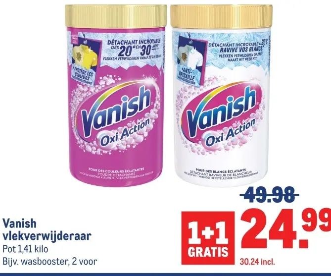 Aanbieding: Vanish vlekverwijderaar