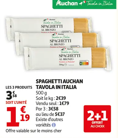 Offre: Spaghetti