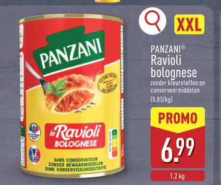 Promotie: Ravioli bolognese