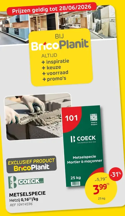 Promotie: Metselspecie