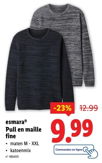 Offre: Pull en maille fine