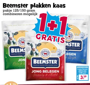 Aanbieding: Beemster plakken kaas