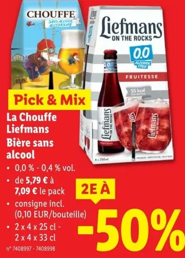 Offre: La Chouffe Liefmans Bière sans alcool