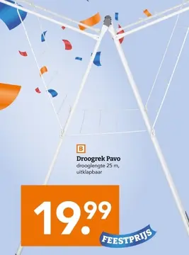 Aanbieding: Droogrek Pavo