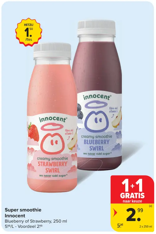 Promotie: Super smoothie
