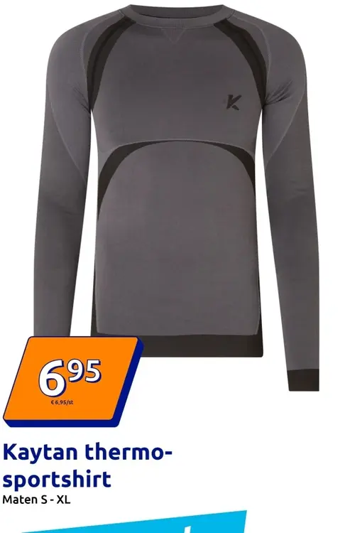 Aanbieding: Kaytan thermo-sportshirt