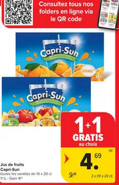 Offre: Jus de fruits Capri-Sun
