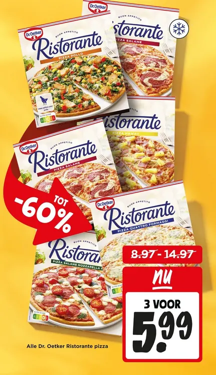 Aanbieding: Ristorante pizza