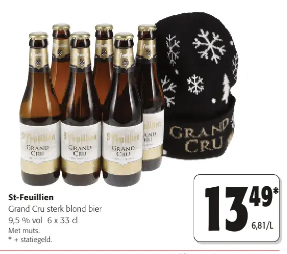 Promotie: Grand Cru sterk blond bier